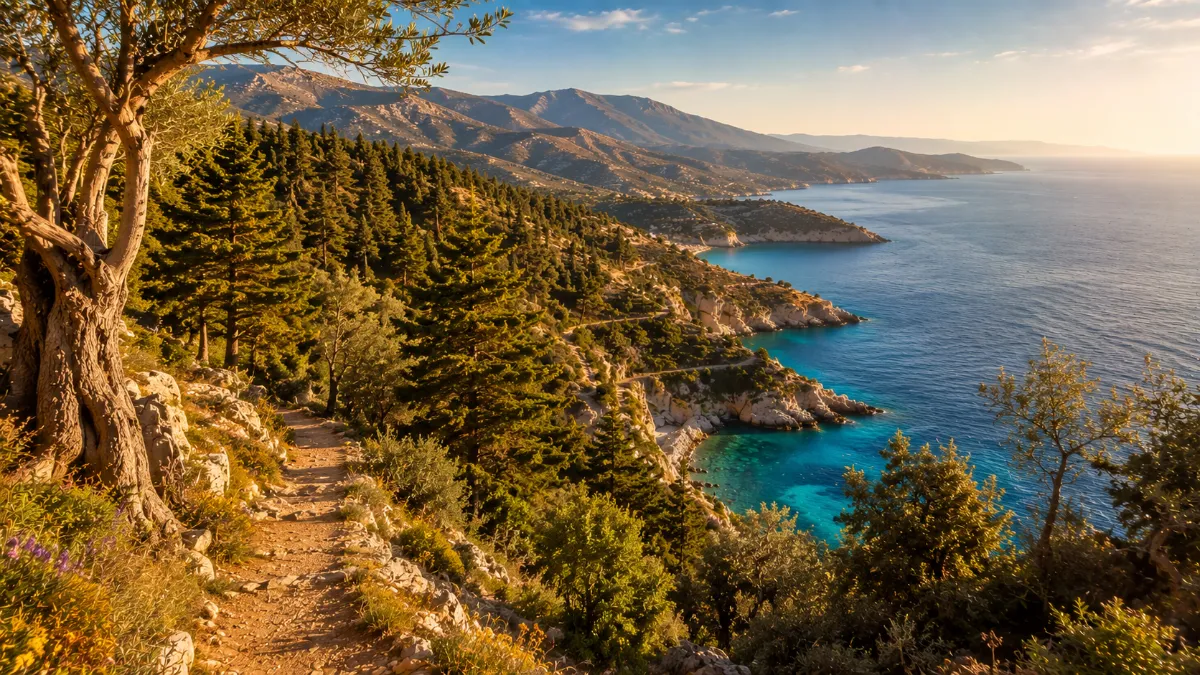 Walking Trails in Kefalonia — Ainos, Fiskardo Coastal Path & E4